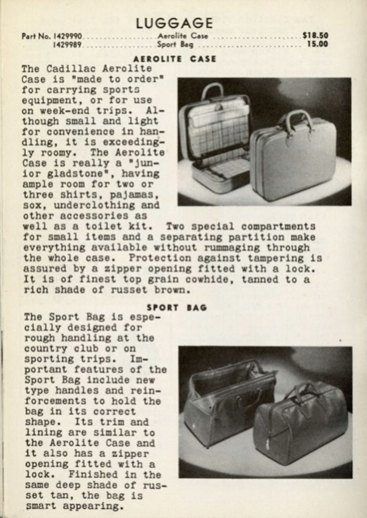 1940 Cadillac LaSalle Accessories Brochure Page 5